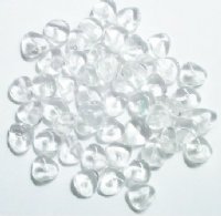 50 4x9mm Crystal Wavy Disk Beads